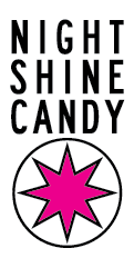 Inverted Colour Night Shine Candy Logo