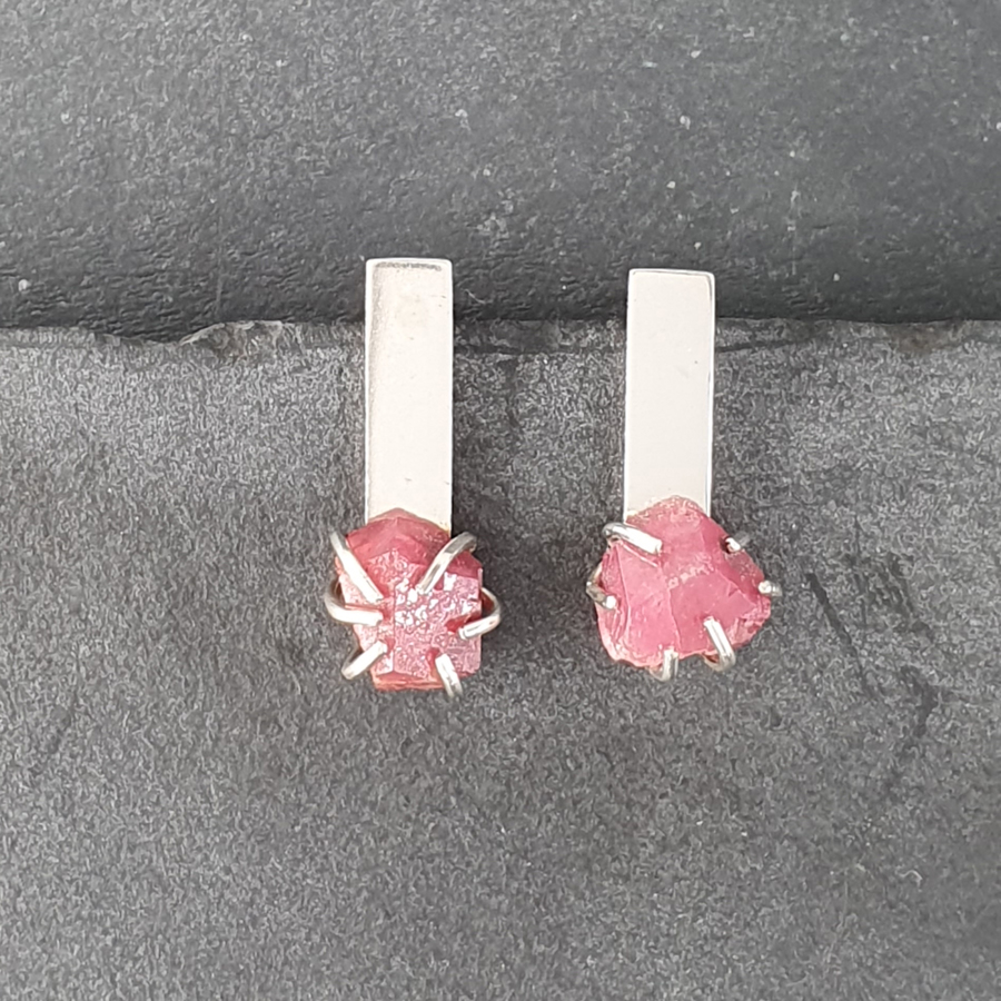 Primary Product Image for Stela Studs with Rosolite Garnet Crystals